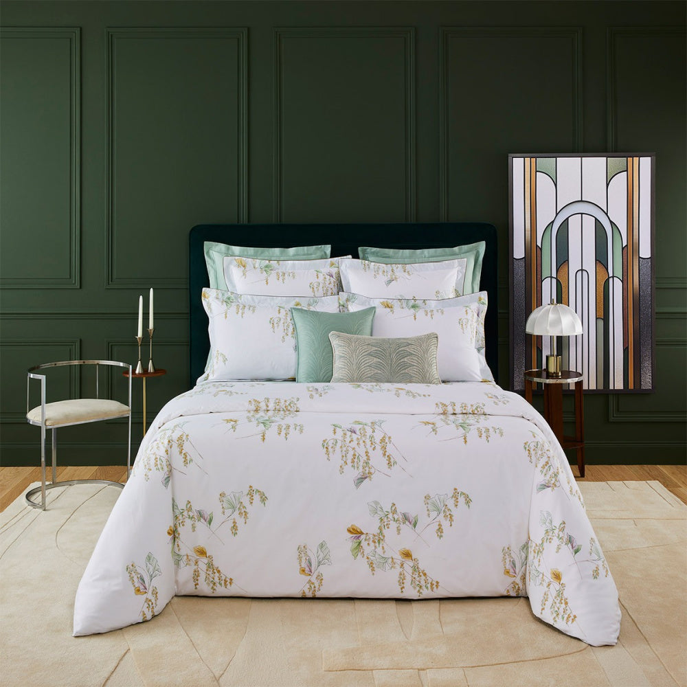 Kussens en bedtextiel in het Bosmans showroom